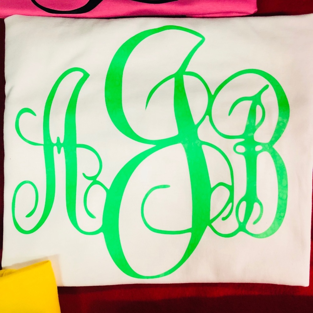 Custom Monogram Tees!!! - Picture 5 of 8